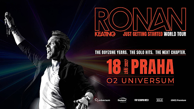 Hity Boyzone i sólová kariéra. Ronan Keating míří do Prahy. Vstupenky přednostně